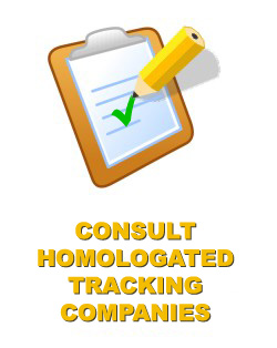 Consult homologated tracking companies